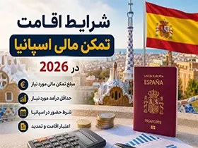 شرایط اقامت تمکن مالی اسپانیا در ۲۰۲۶